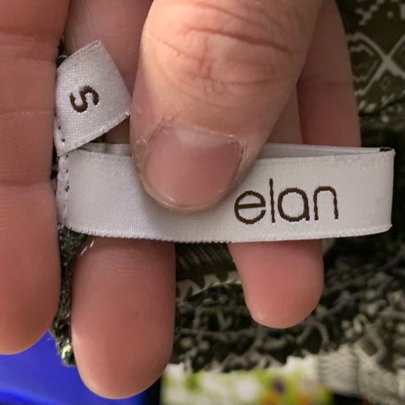 NWOT Elan Fit & Flare Ruffle Shorts Fiji Brown - Picture 3 of 4